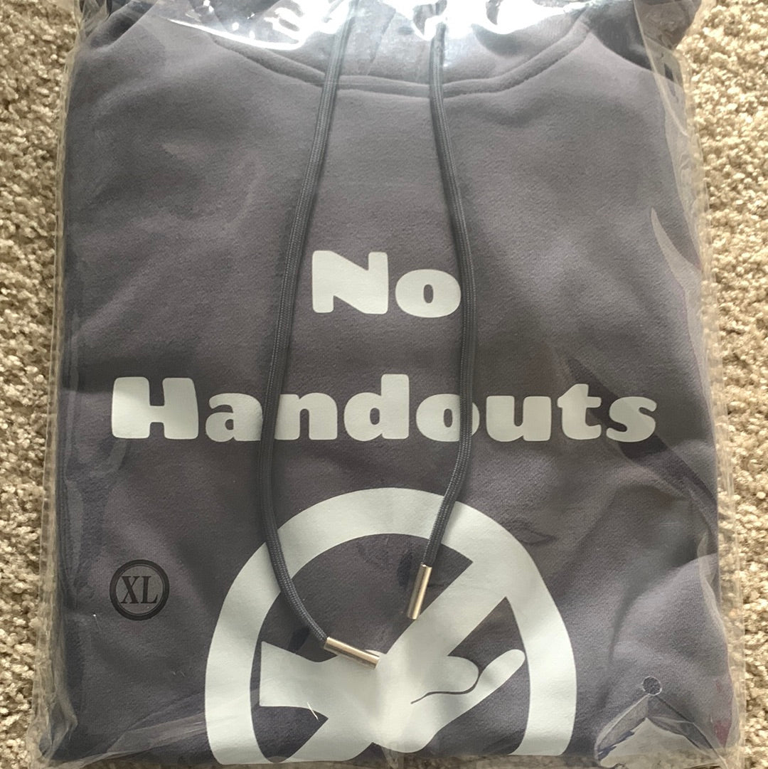 No Handouts Grey
